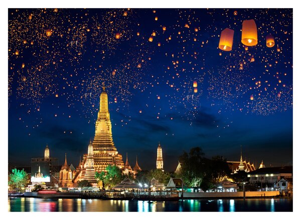 Kép - A boldogság lámpásai, Bangkok (70x50 cm)