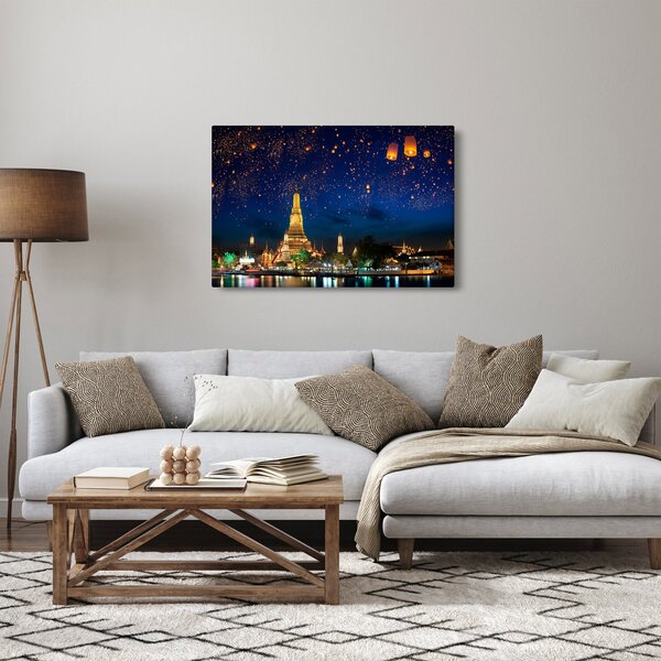 Kép - A boldogság lámpásai, Bangkok (90x60 cm)
