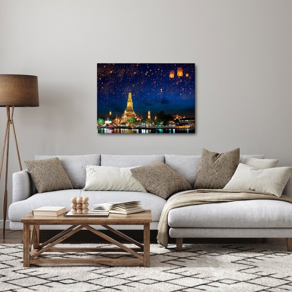 Kép - A boldogság lámpásai, Bangkok (70x50 cm)