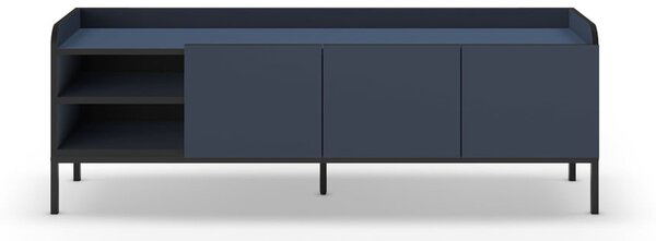 Kék TV-állvány 160x55x42 cm Adara – Marckeric