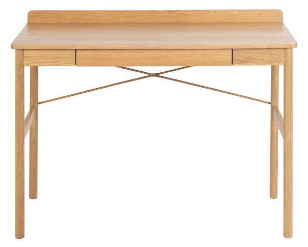 Íróasztal tölgyfa dekorral 50x110 cm Paul – Actona