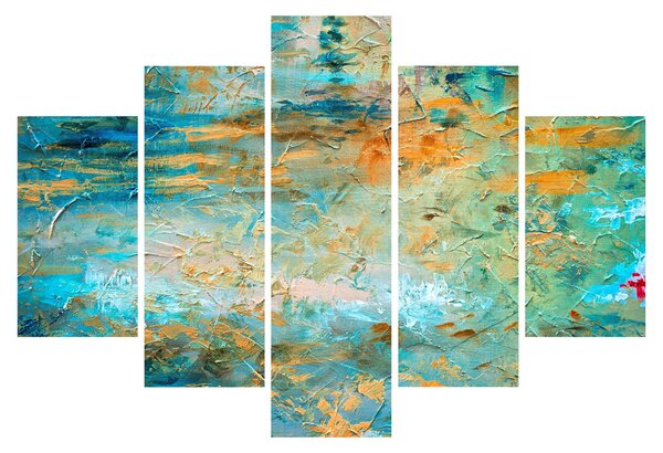 A kék absztrakció képe (150x105 cm)