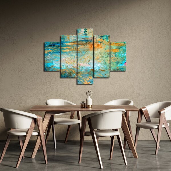 A kék absztrakció képe (150x105 cm)