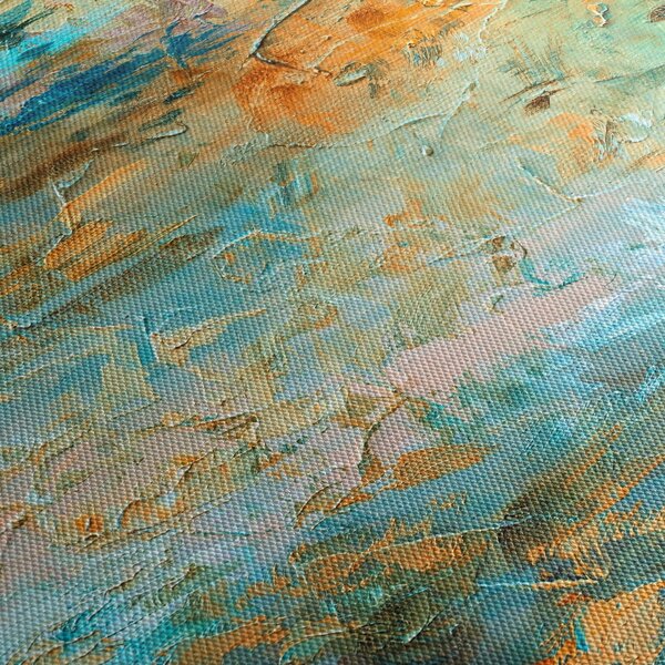 A kék absztrakció képe (120x50 cm)