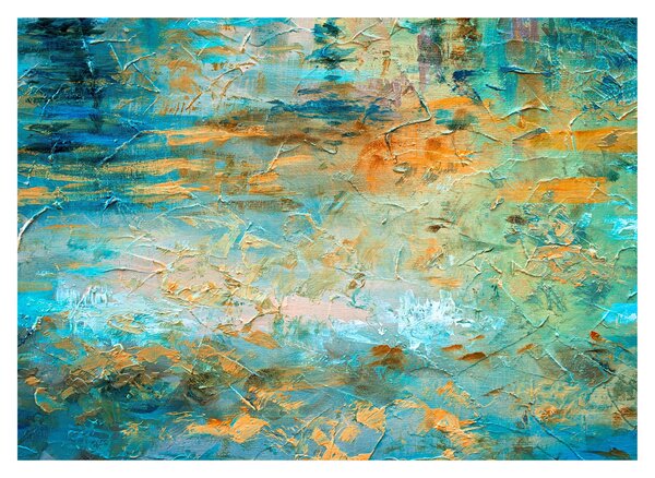A kék absztrakció képe (70x50 cm)