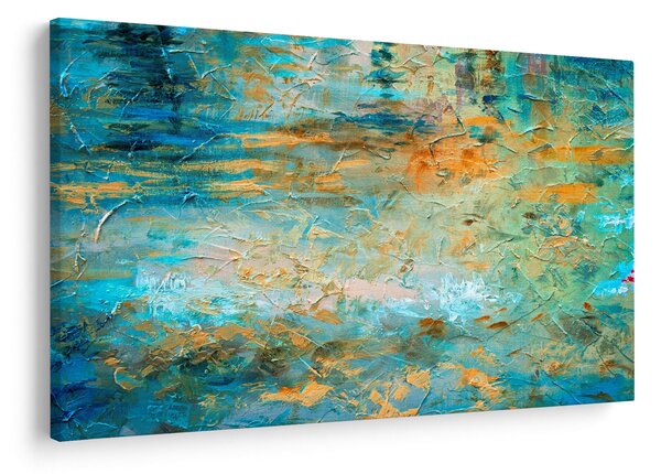 A kék absztrakció képe (90x60 cm)