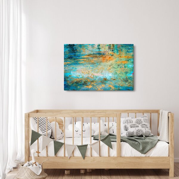 A kék absztrakció képe (90x60 cm)