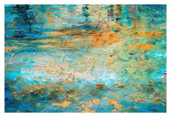 A kék absztrakció képe (90x60 cm)