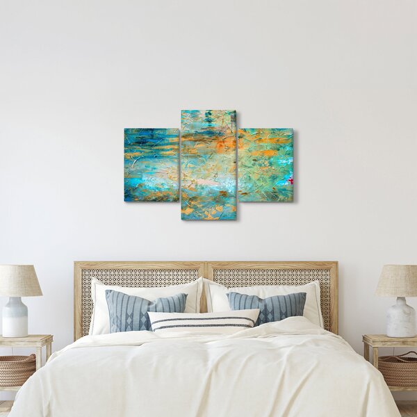 A kék absztrakció képe (90x60 cm)