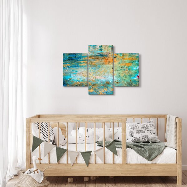 A kék absztrakció képe (90x60 cm)