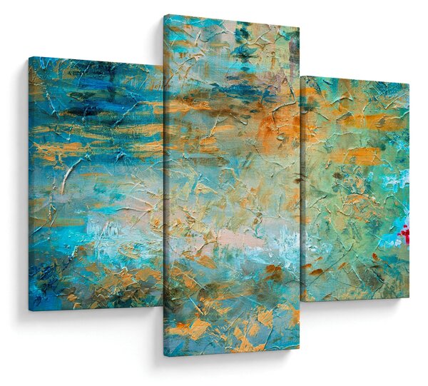 A kék absztrakció képe (90x60 cm)