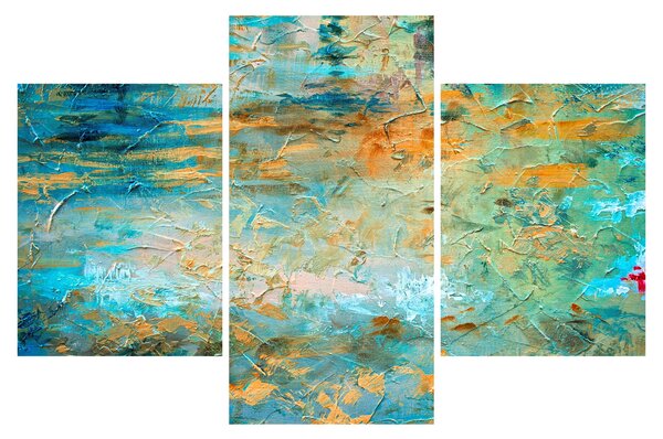 A kék absztrakció képe (90x60 cm)