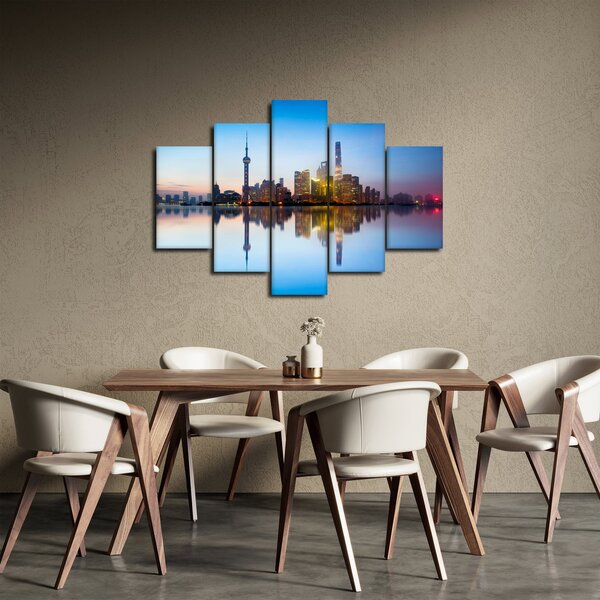 Egy kép a reggeli égboltról Sanghaj felett (150x105 cm)
