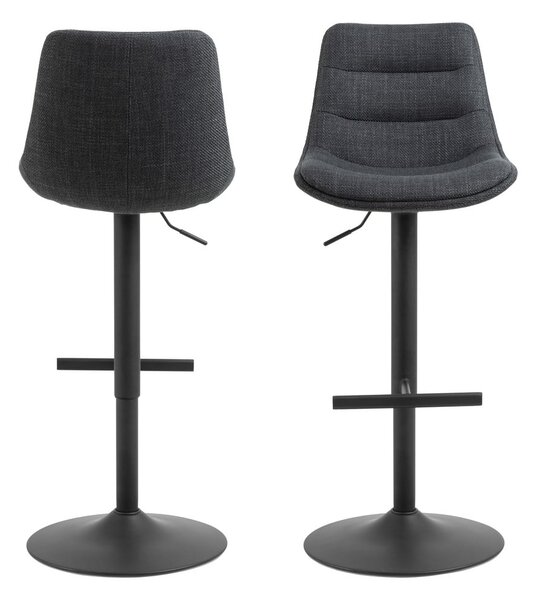 Szürke állítható magasságú bárszék (ülésmagasság 65 cm) Adisa – Actona