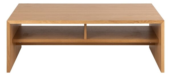 Natúr színű dohányzóasztal tölgyfa dekorral 60x120 cm Arlon – Actona