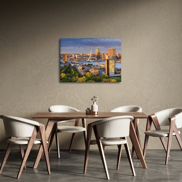 Kép - panoráma Rotterdam, Hollandia (70x50 cm)
