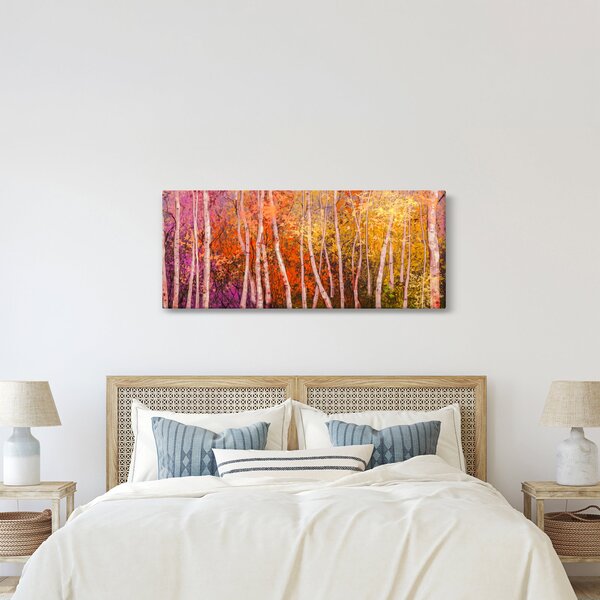 Egy kép egy színes erdőről (120x50 cm)