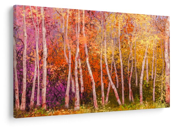 Egy kép egy színes erdőről (90x60 cm)