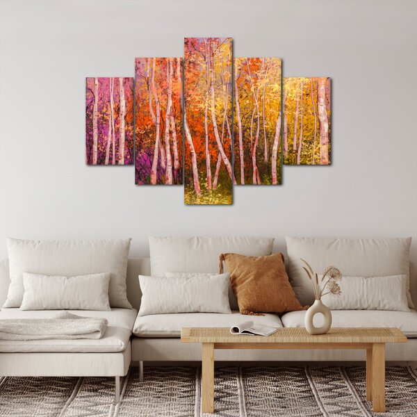 Egy kép egy színes erdőről (150x105 cm)