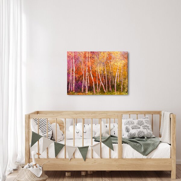 Egy kép egy színes erdőről (70x50 cm)