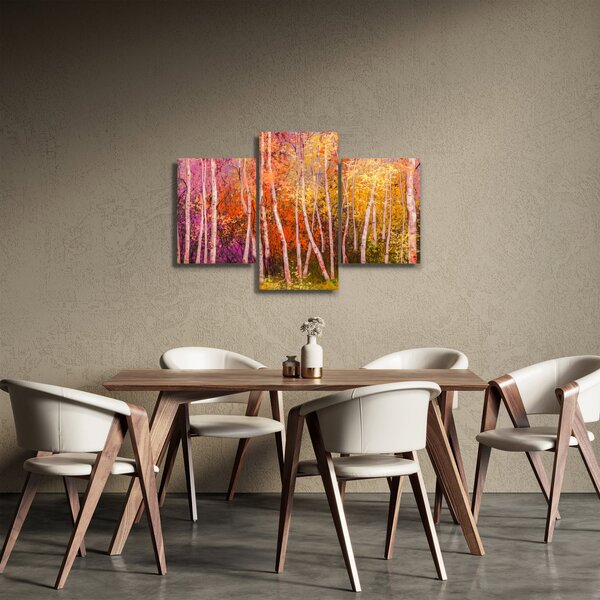 Egy kép egy színes erdőről (90x60 cm)