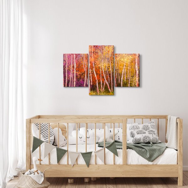 Egy kép egy színes erdőről (90x60 cm)