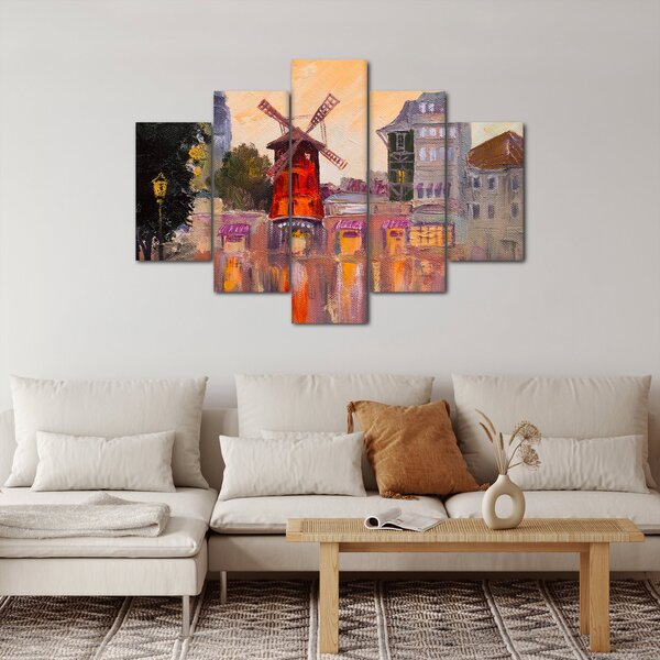 Kép - Moulin rouge, Párizs, Franciaország (150x105 cm)