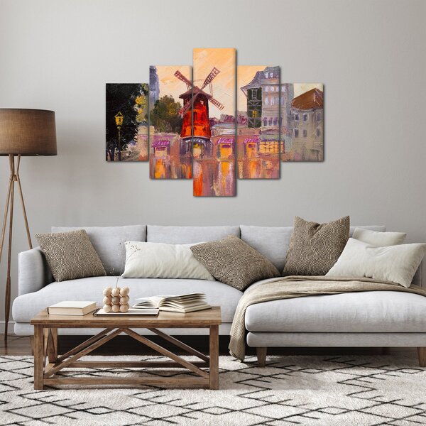 Kép - Moulin rouge, Párizs, Franciaország (150x105 cm)