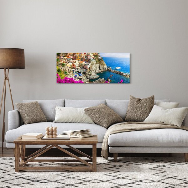 Kép - Manarola olasz falu (120x50 cm)