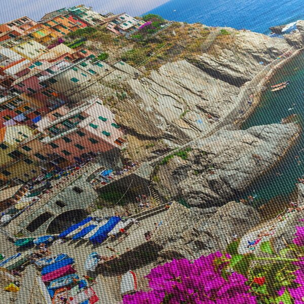 Kép - Manarola olasz falu (90x60 cm)