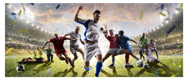 Kép - futball (120x50 cm)