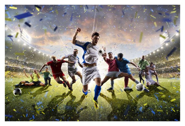 Kép - futball (90x60 cm)
