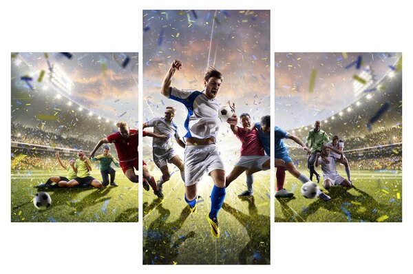 Kép - futball (90x60 cm)