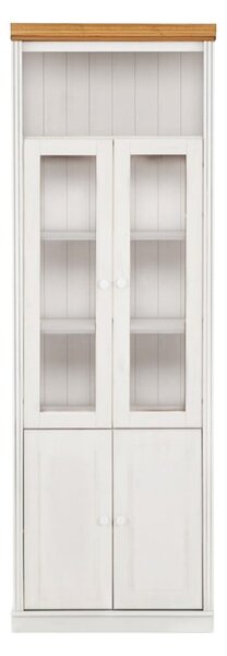 Fehér borovi fenyő tálalószekrény 74x223 cm Anita – Støraa