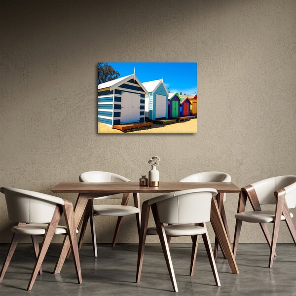 Kép - Brighton Beach, Melbourne, Ausztrália (70x50 cm)