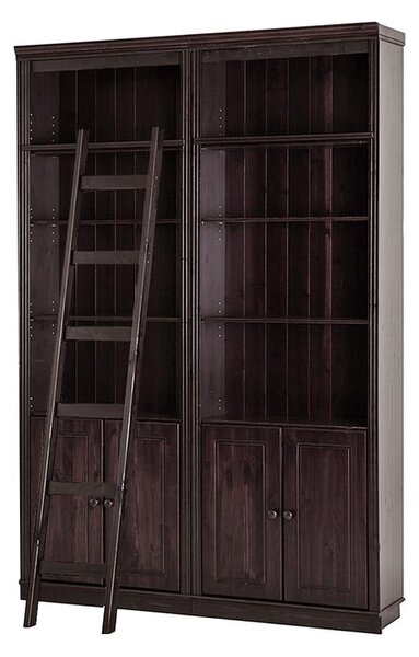 Barna borovi fenyő könyvespolc 148x223 cm Anita – Støraa