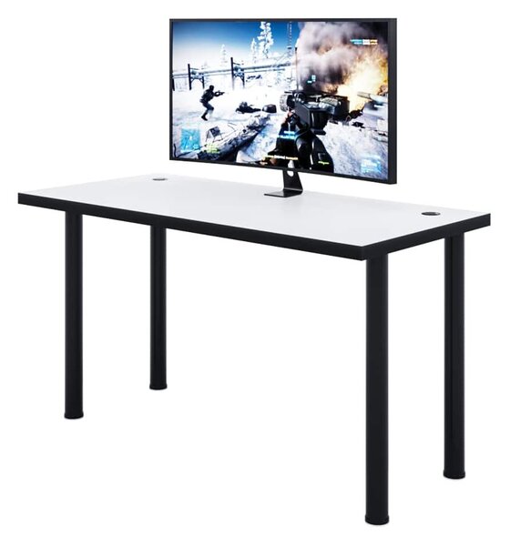 Gamer PC asztal Gamer X (fehér + fekete) (világítás nélkül)