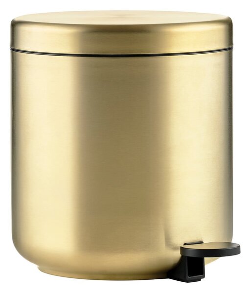 Sárgaréz színű rozsdamentes acél pedálos szemetes 4 l Ume Brass – Zone