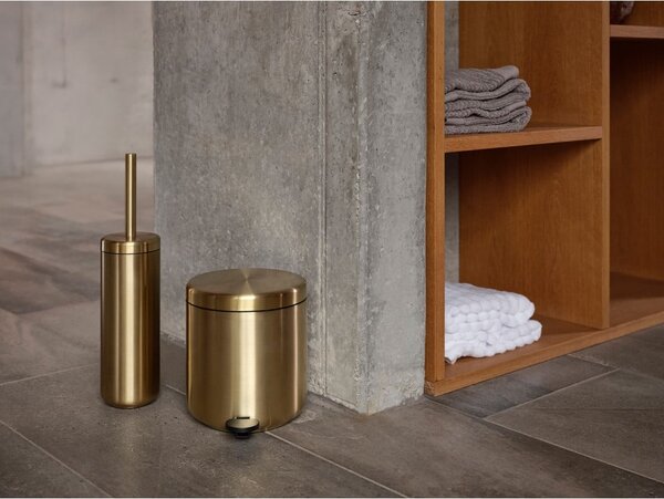 Sárgaréz színű rozsdamentes acél pedálos szemetes 4 l Ume Brass – Zone