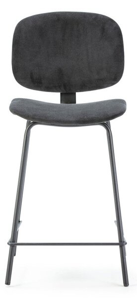 Fekete bárszék szett 2 db-os (ülésmagasság 66 cm) Arus – Marckeric