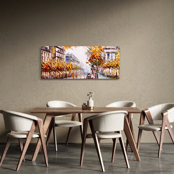 Kép - Utca Párizsban (120x50 cm)