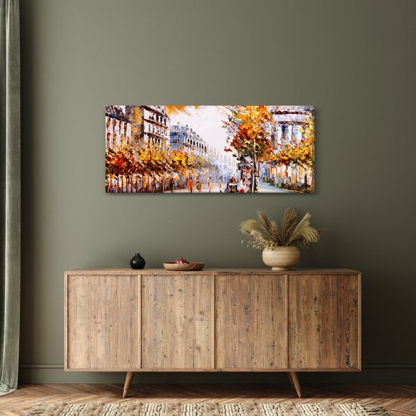 Kép - Utca Párizsban (120x50 cm)