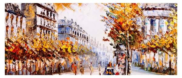 Kép - Utca Párizsban (120x50 cm)