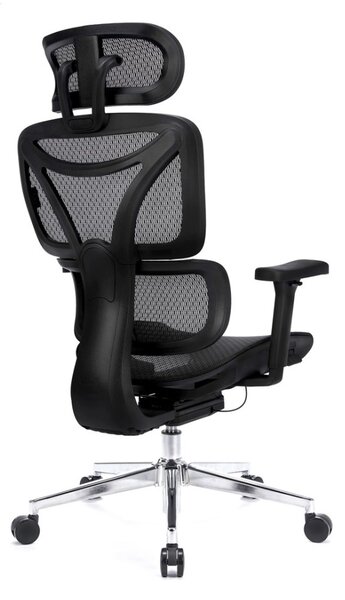 Professzionális irodai szék / forgószék / főnöki szék LVN System Control Pro fekete LV0656