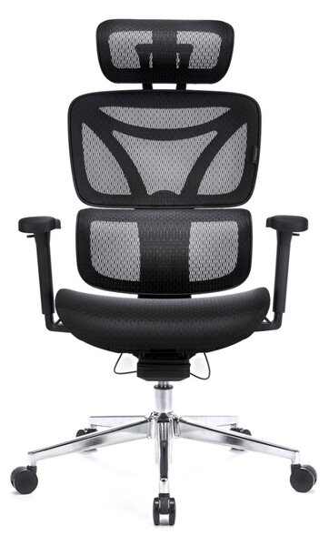 Professzionális irodai szék / forgószék / főnöki szék LVN System Control Pro fekete LV0656