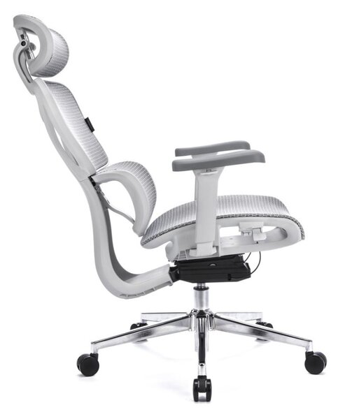 Professzionális irodai szék / forgószék / főnöki szék LVN System Control Pro fehér LV0657