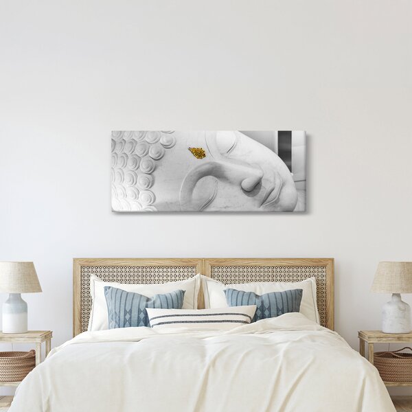 Kép - Fehér Buddha (120x50 cm)