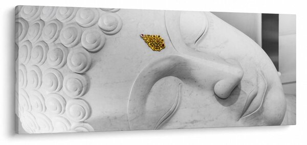 Kép - Fehér Buddha (120x50 cm)