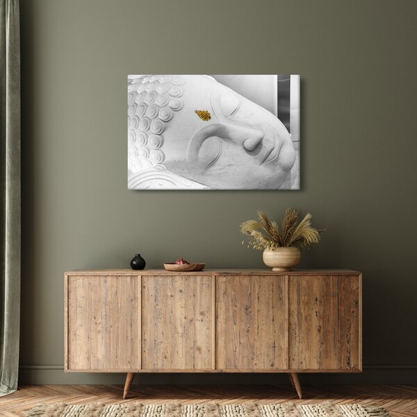 Kép - Fehér Buddha (90x60 cm)