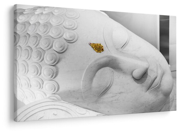 Kép - Fehér Buddha (90x60 cm)